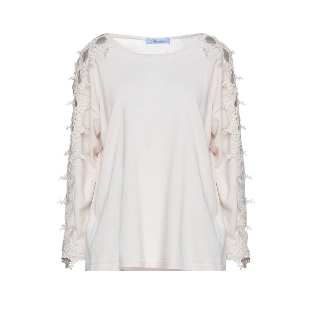 Blumarine Beige/Creme Sweater US 6